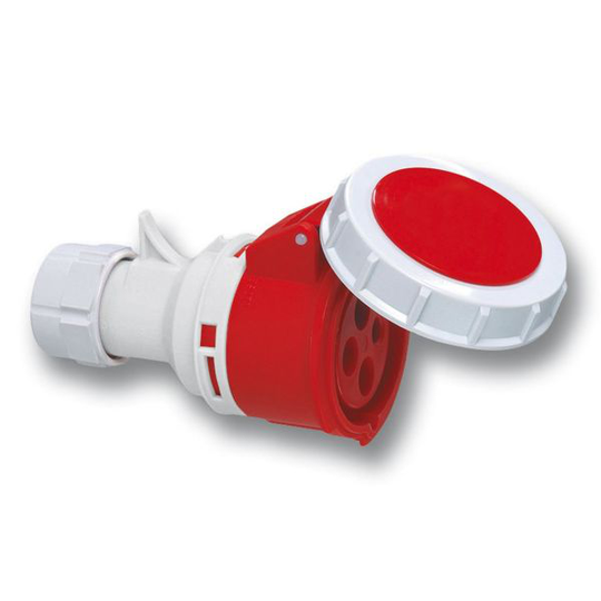 Garo SV 232-9 S Jatkopistorasiat IP67, 3-napainen, 32A 400 V, punainen, 9 h