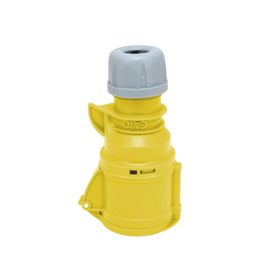 Garo S 416-4 Q Jatkopistorasiat IP44, 5-napainen, 16A, Quick Keltainen, 4 h