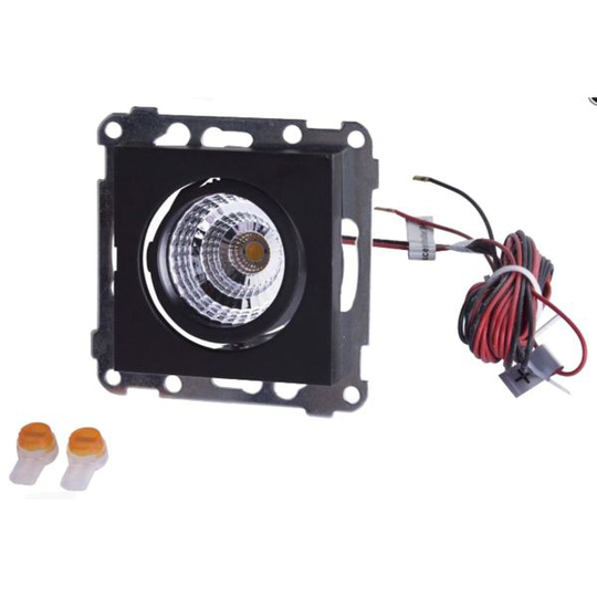 Elko EKO05757 Downlight-valaisin 5 W, 500 mA, 3000 K Musta