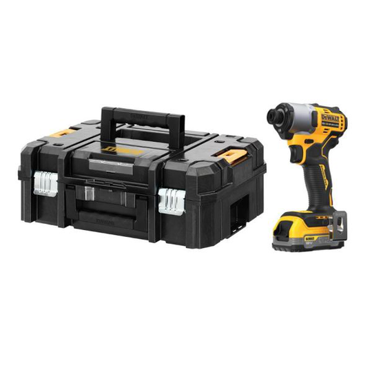 Dewalt DCF840E1T-XJ Iskevä ruuvinväännin sis. akun, ei sis. laturia
