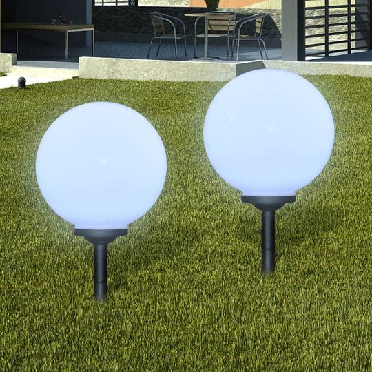 vidaXL Ulkolamput polulle 2 kpl LED 30 cm maapiikillä