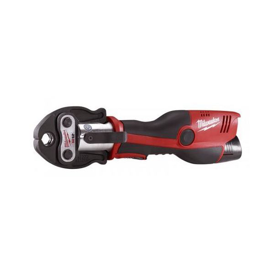 Milwaukee M12 HPT-202C Puristustyökalu mukana M15-22-28, akku ja laturi