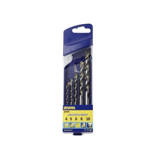 Irwin CORDLESS 10501938 Poranteräsarja yleinen, 5 osaa, 4-10 mm