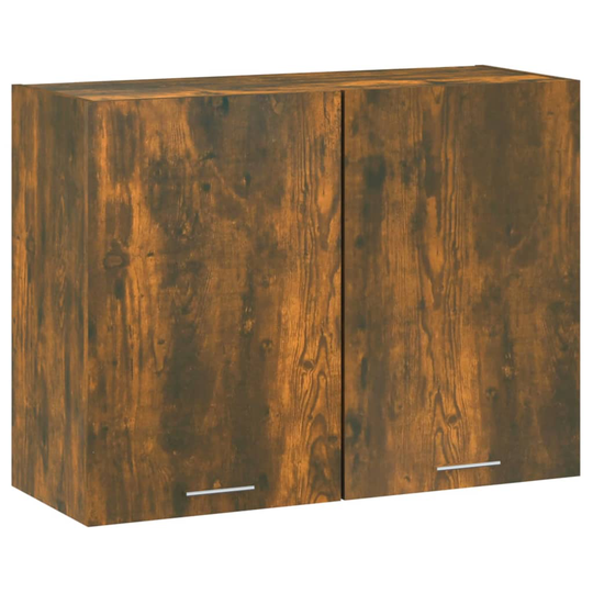 vidaXL Riippuva kaappi savutammi 80x31x60 cm tekninen puu