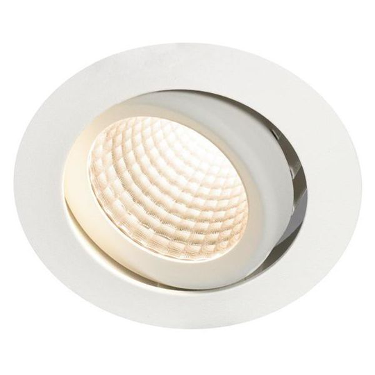 Hide-a-Lite Optic XL Downlight-valaisin 15W, kallistus, Dali-liitäntälaite 3000K