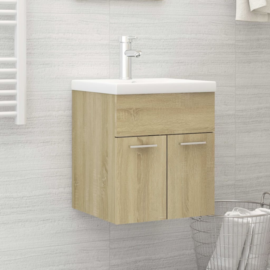 vidaXL Allaskaappi Sonoma-tammi 41x38,5x46 cm lastulevy