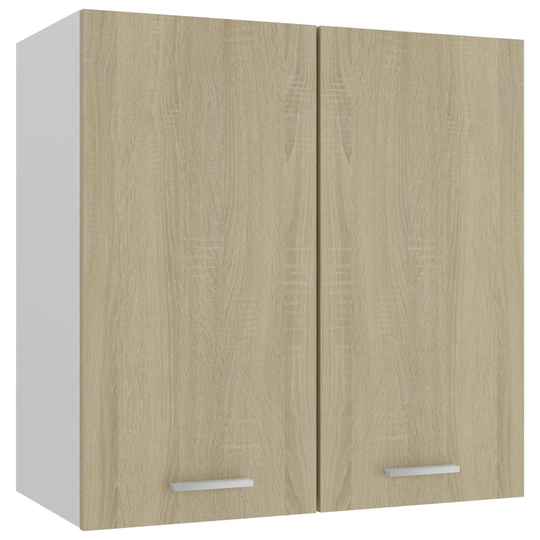vidaXL Seinäkaappi Sonoma tammi 60x31x60 cm lastulevy