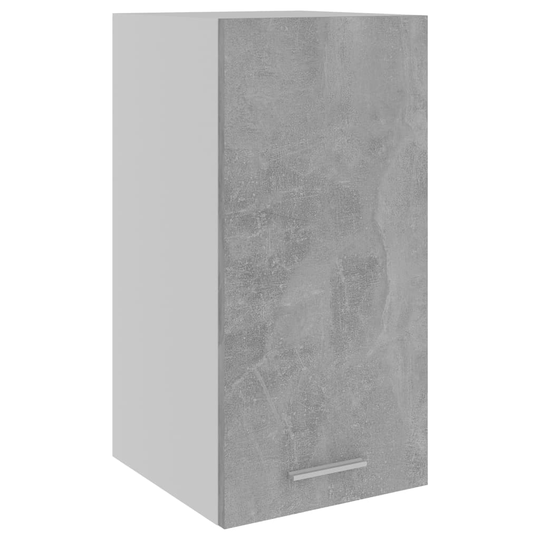 vidaXL Seinäkaappi betoninharmaa 29,5x31x60 cm lastulevy