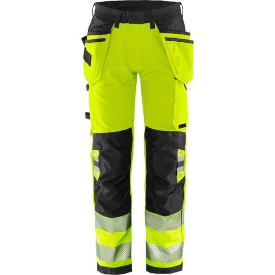 Fristads 2644 GSTP Työhousut huomiokeltainen/musta C44