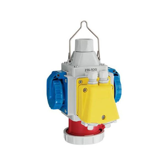 LKB Z350DG Kytkentäkaappi CEE + Schuko + RJ4