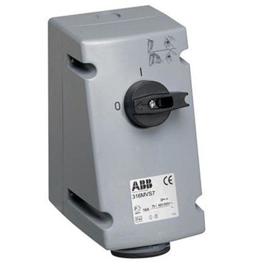 ABB 2CMA167655R1000 Seinäpistorasia IP44, 3P+J, 16 A 500 V
