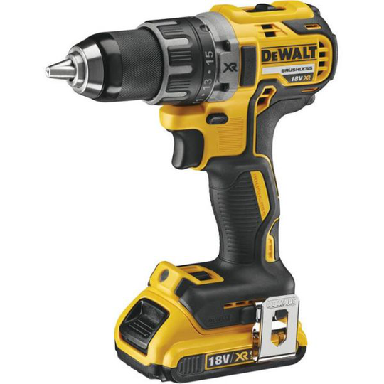Dewalt DCD791D2 Porakone-ruuvinväännin 2 x 2,0 Ah:n akku ja laturi