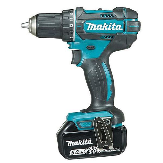 Makita DDF482RTJ Porakone-ruuvinväännin sis. akun ja laturin