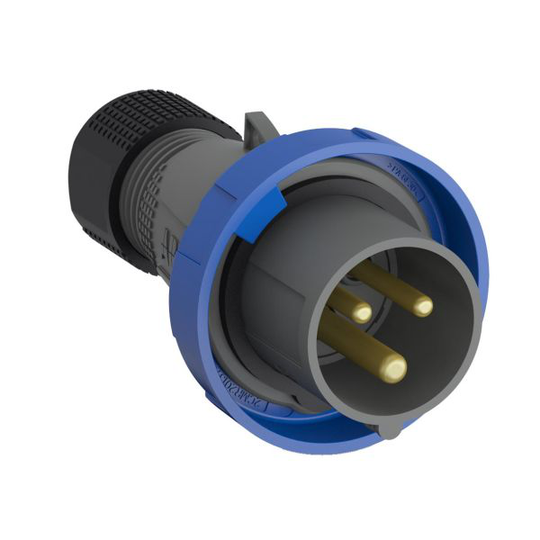 ABB 2CMA101095R1000 Pistotulppa IP67 Sininen, 32 A, 3-napainen