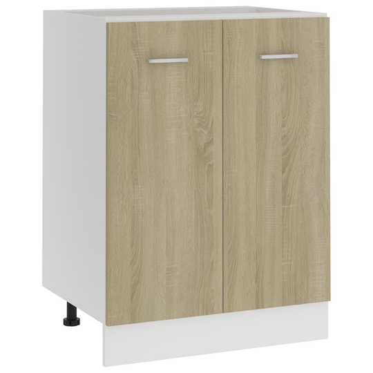 vidaXL Alakaappi Sonoma-tammi 60x46x81,5 cm lastulevy