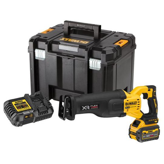 Dewalt DCS386T1-QW Akkupuukkosaha sis. akun ja laturin