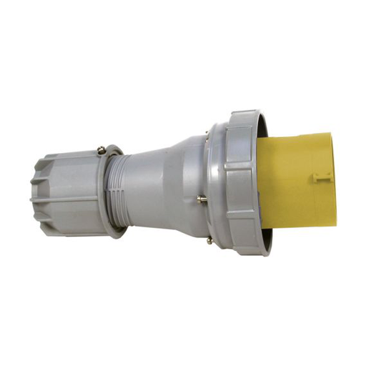 Garo PV 363-4 S Pistotulppa IP67, 4-napainen 63A 110 V, keltainen, 4 h