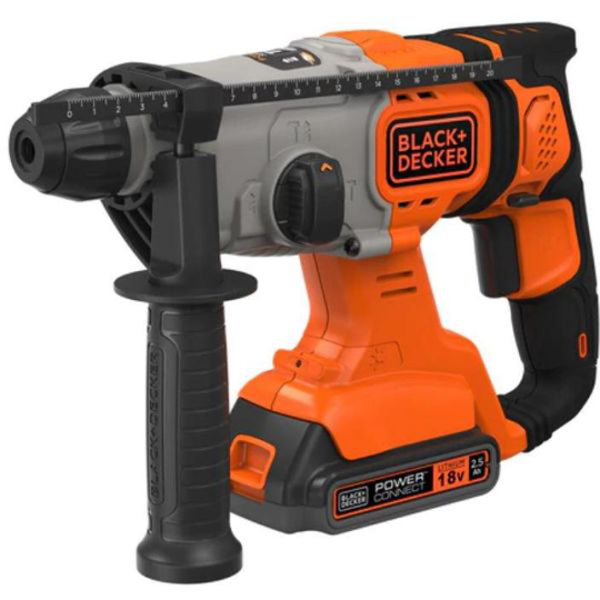 Black & Decker BCD900E2K-QW Iskuporakone 2 x 2,5 Ah:n akku ja laturi